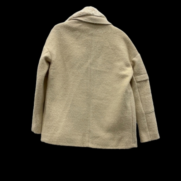 Victoria Secret Wool Pea Coat with removable faux fur collar - Picture 2 of 3